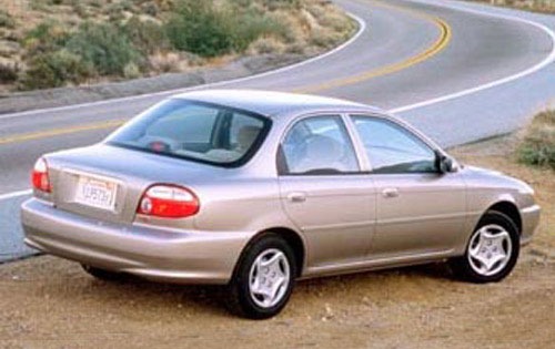 1998 Kia Sephia 4dr Sedan exterior #3