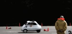 A Bubble BMW Isetta Car Busts a Move!